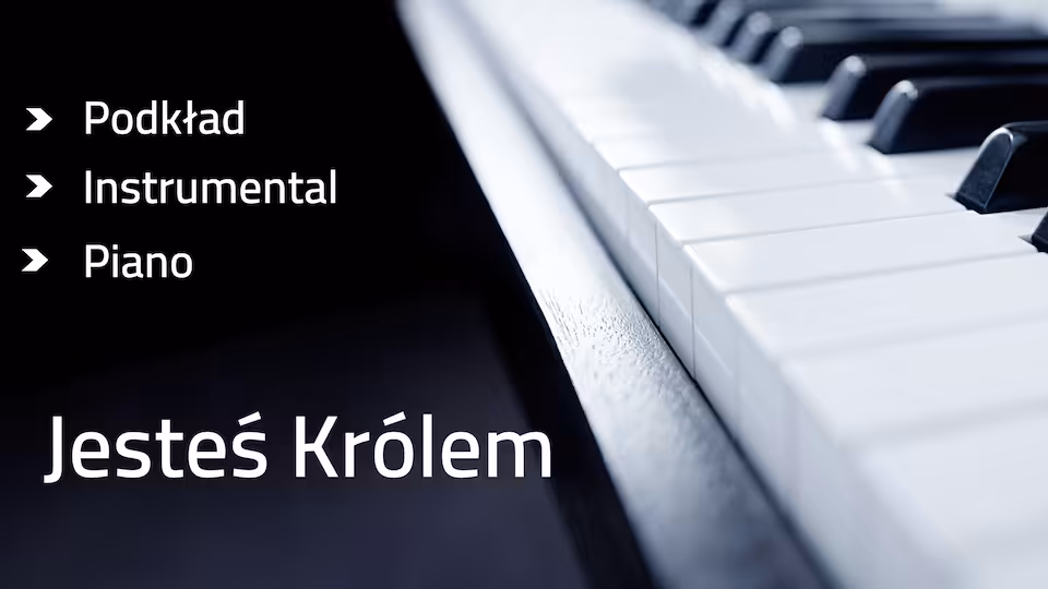 Jesteś królem - podkład C-dur