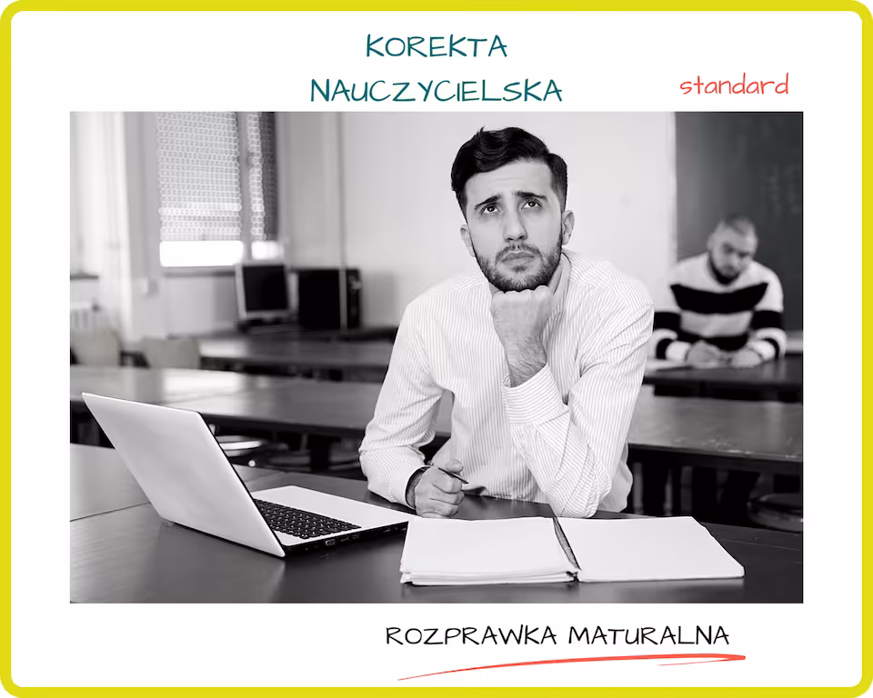 KOREKTA NAUCZYCIELSKA: Rozprawka maturalna: j. angielski