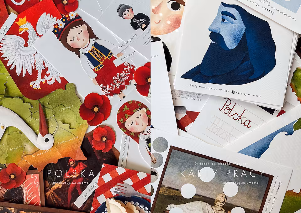 Ebook "Polska" + Karty Pracy