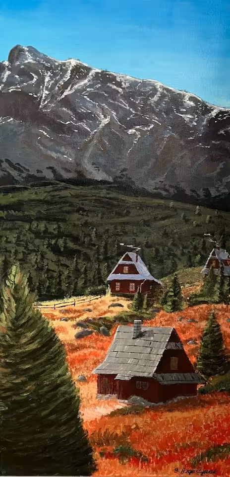 Hala Gąsienicowa | Obraz na płótnie