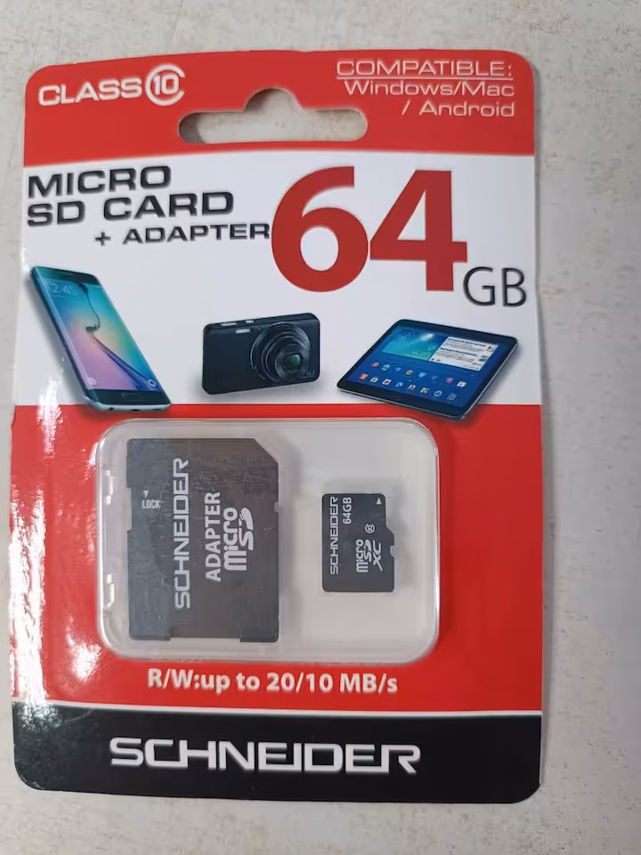 KARTA MICROSD 64GB MICRO CL10 ADAPTER SD