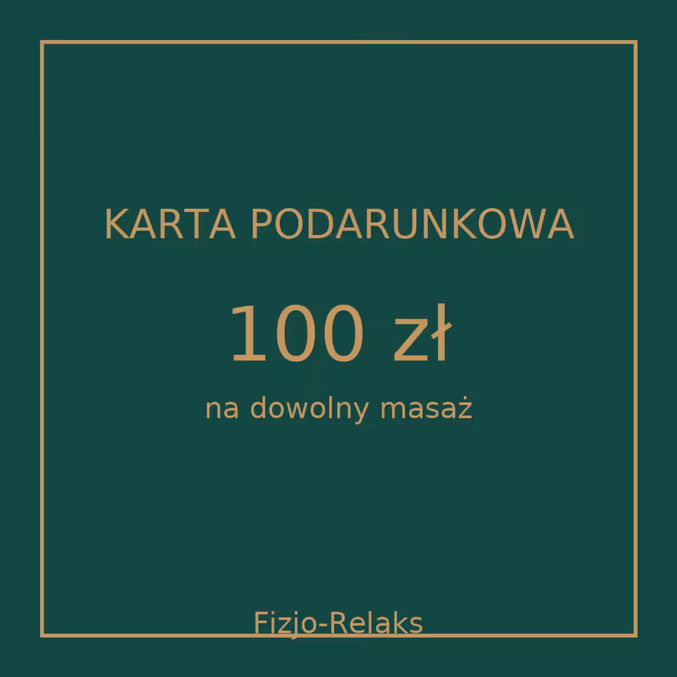 Karta podarunkowa o wartości 100 zł (elektroniczna)