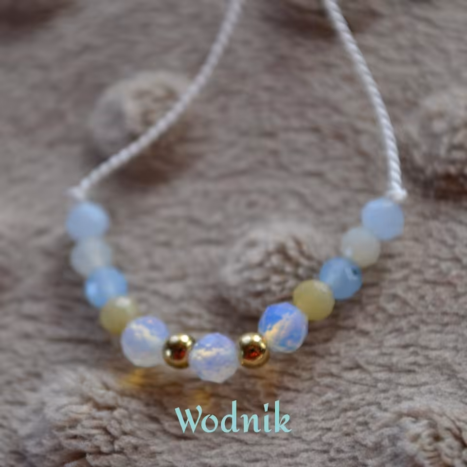 Bransoletka ASTRO z kamieni naturalnych - WODNIK