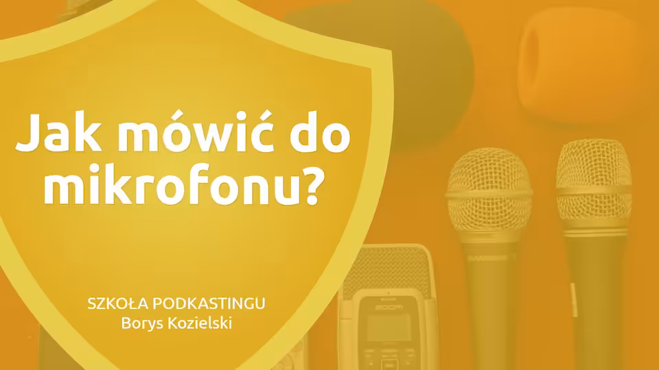 Jak mówić do mikrofonu