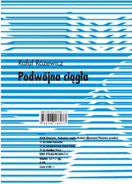 Rafał Różewicz - Podwójna ciągła