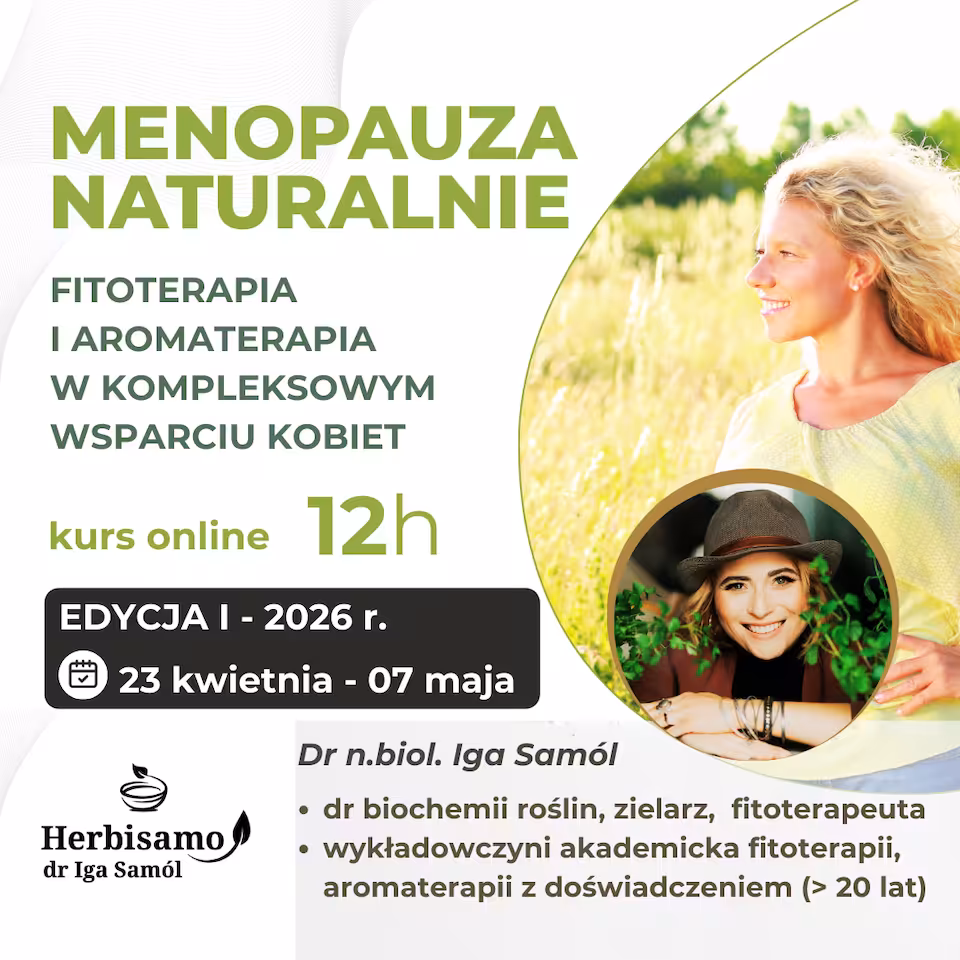 MENOPAUZA NATURALNIE - ekspercki kurs online - 12h