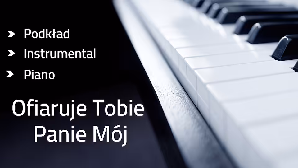 Ofiaruję Tobie Panie mój - podkład C-dur