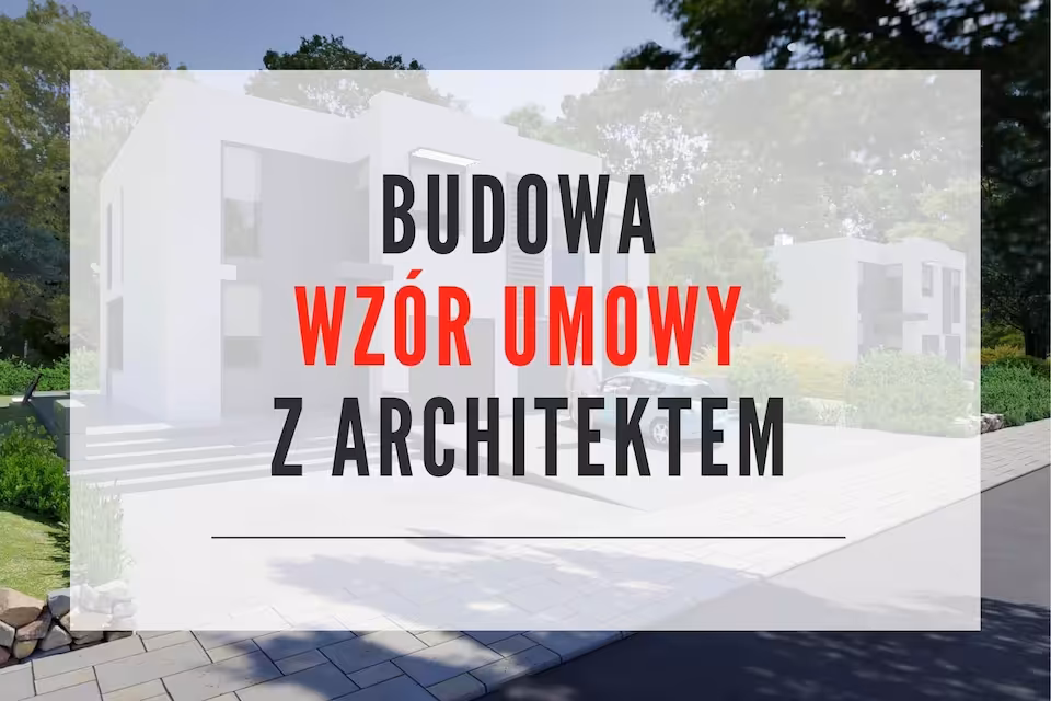 Umowa z architektem