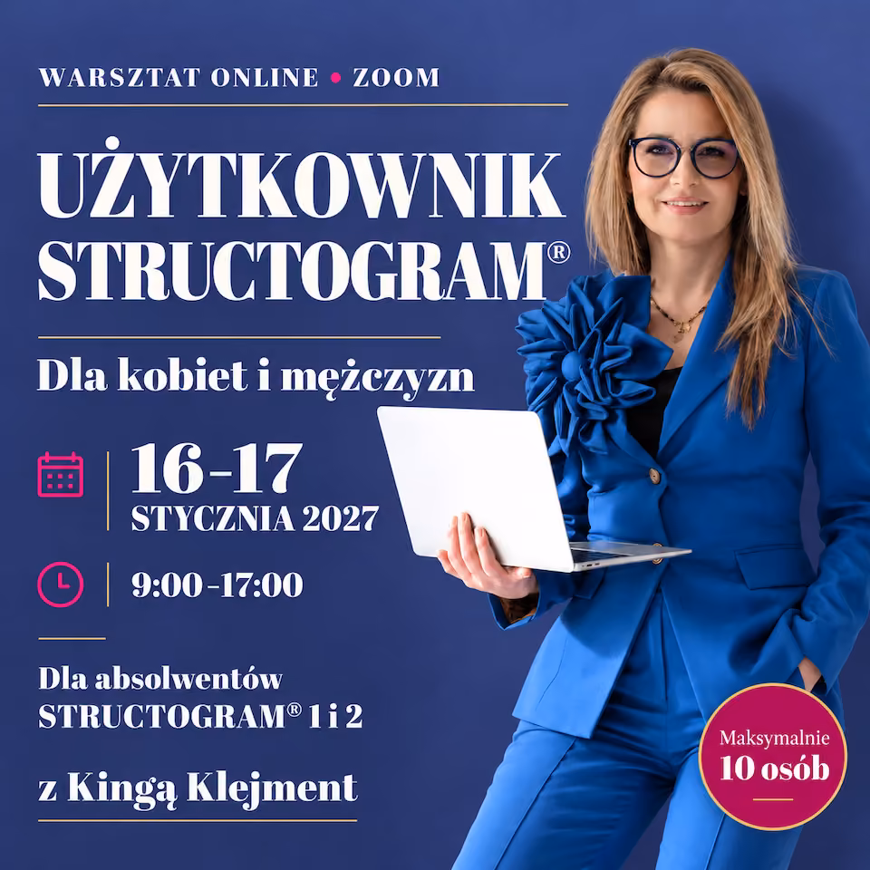 Użytkownik STRUCTOGRAM® — komunikacja i relacje w praktyce | 16–17.01.2027 | online