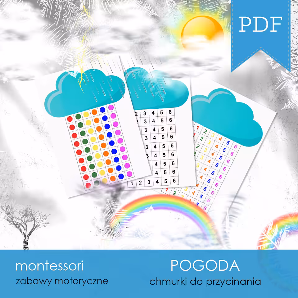 Pogoda - Chmurki do wycinania