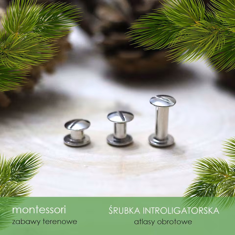 Nit skręcany duży 20 mm - Śrubka introligatorska