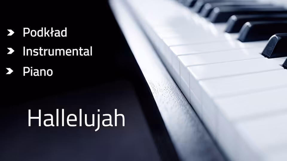 Hallelujah - podkład G-dur