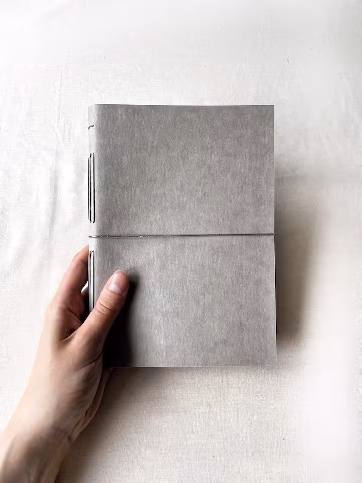 notes a5 GŁADKI szary