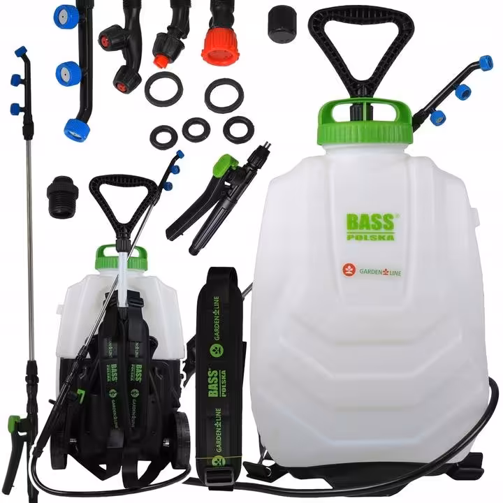 Plecakowy opryskiwacz akumulatorowy 16L + wózek 2w1 - Wynajem