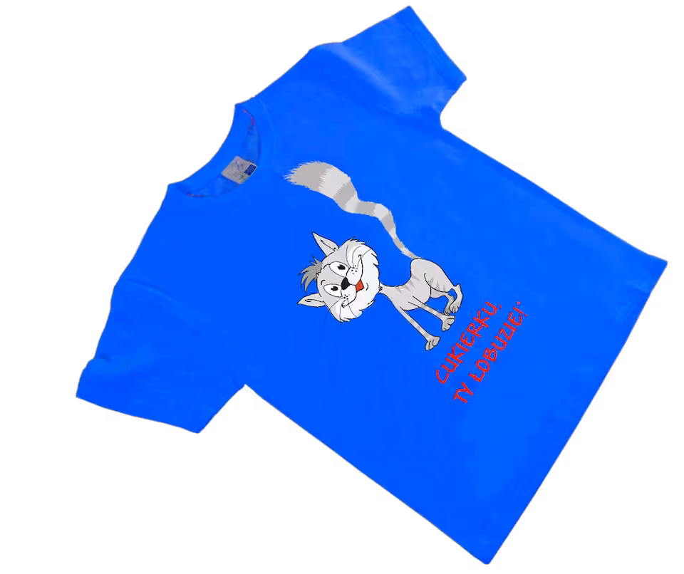 Koszulka Cukierku Ty łobuzie! (7-8 lat) ciemnoniebieska