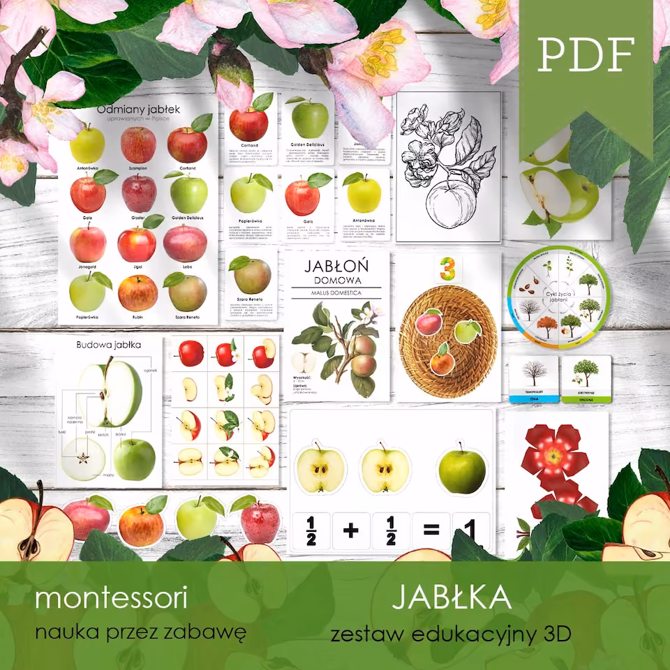 Jabłka - Zestaw edukacyjny