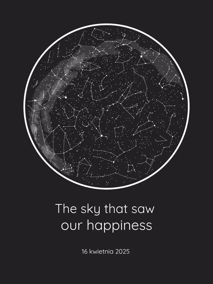 Personalizowana mapa gwiazd (#e5c1faae-9f94-489d-9636-3400b4407f57) - produkt cyfrowy