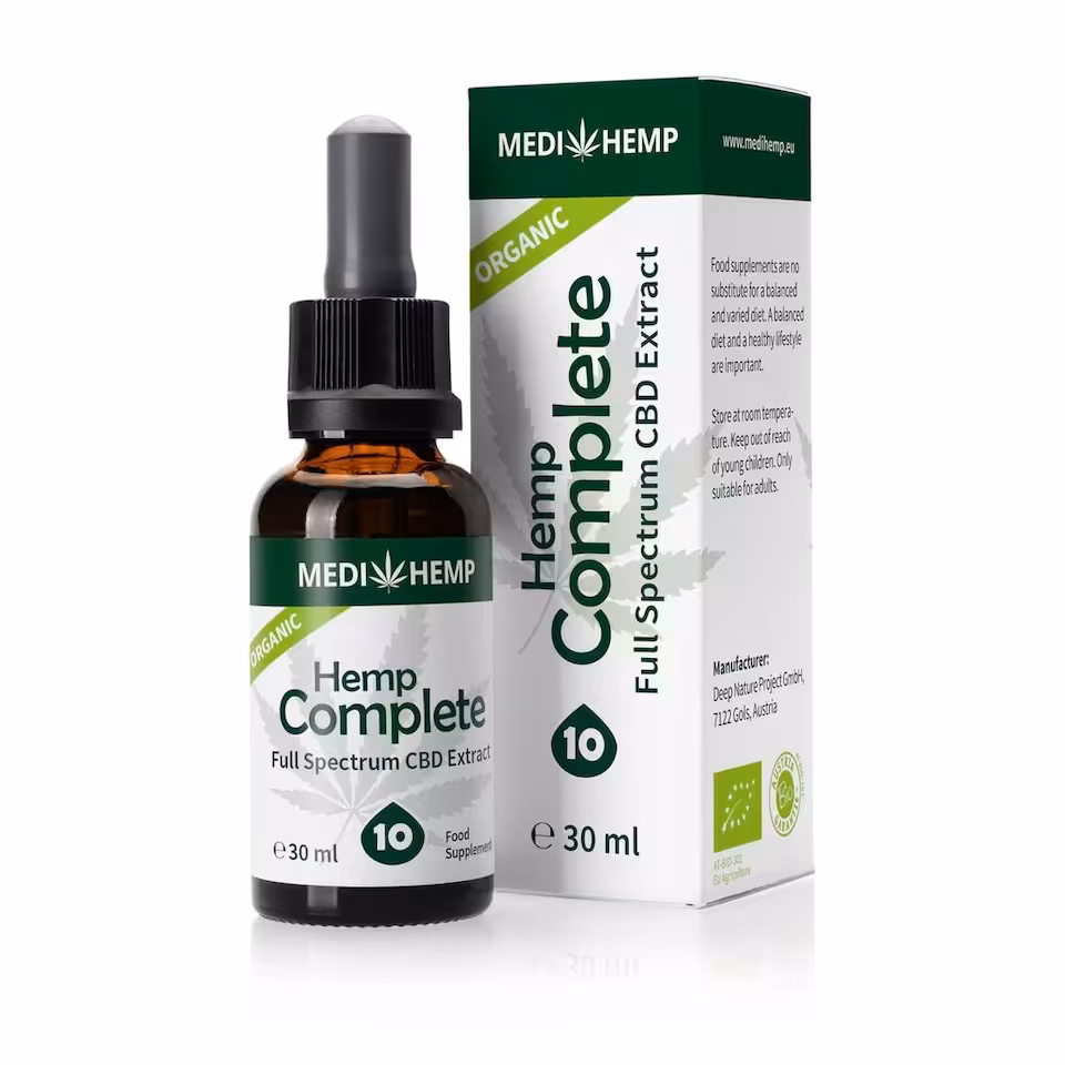 Medihemp 10 Complete Naturalny olejek CBD/CBDa 30 ml BIO Full Spectrum