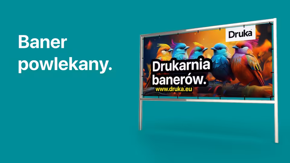 Baner powlekany [m²]