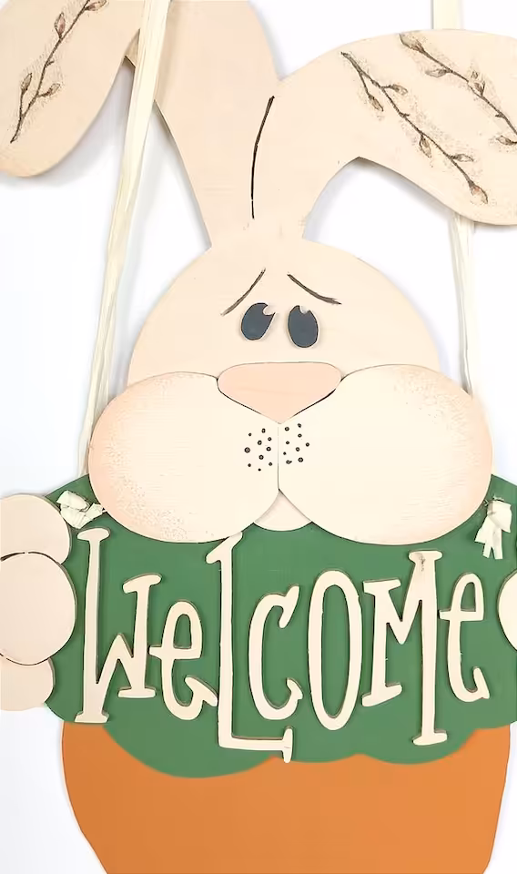 Ozdoba na drzwi Zając