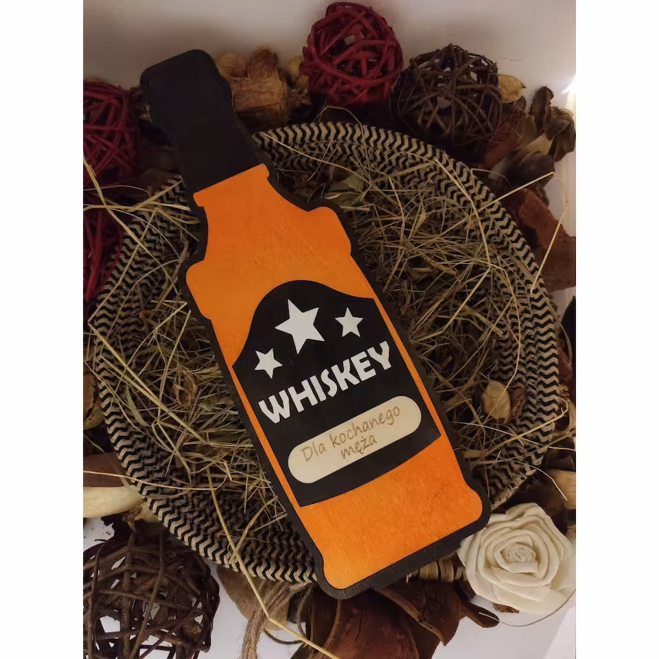 Projekt Cyfrowy: Upominek butelka whisky
