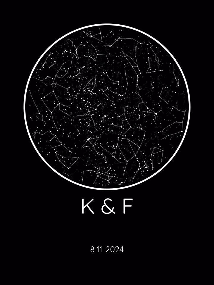 Personalizowana mapa gwiazd (#7447db55-65c8-4597-b867-9e285ca579e7) - produkt cyfrowy