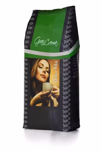 Dolce Vita kawa ziarnista Gran Crema. 1 kg
