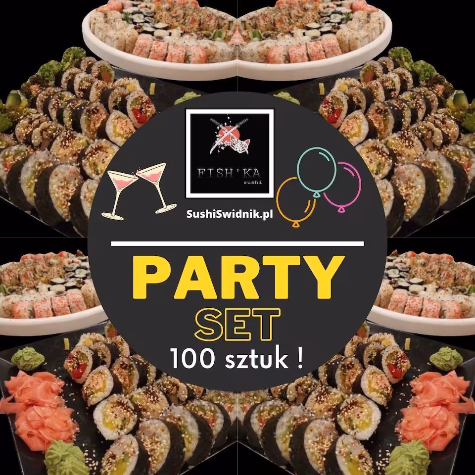 Party set 100 sztuk