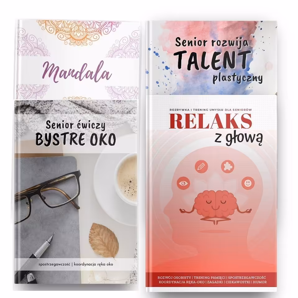 Pakiet 4 książek do domowej aktywizacji