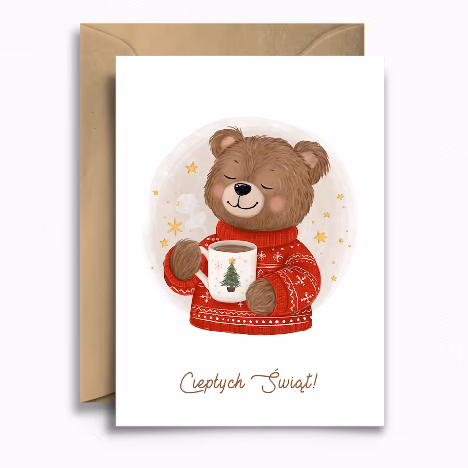 KARTKA • MIŚ Z CZEKOLADĄ