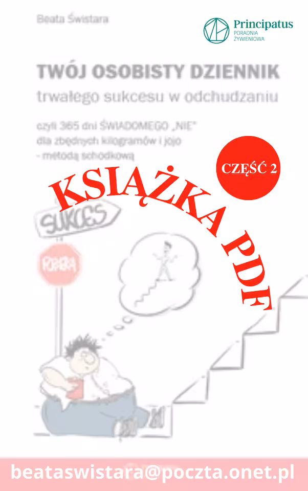 Część 2 PDF Książka Twój osobisty dziennik trwałego sukcesu w odchudzaniu