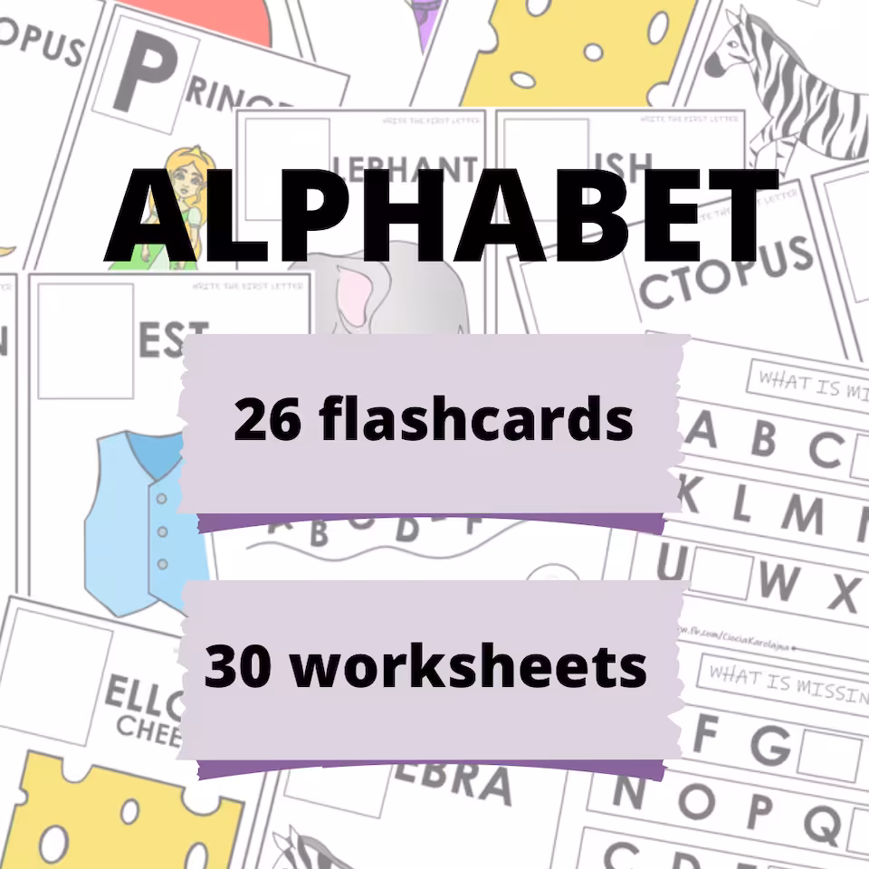 ALPHABET - materiały PDF