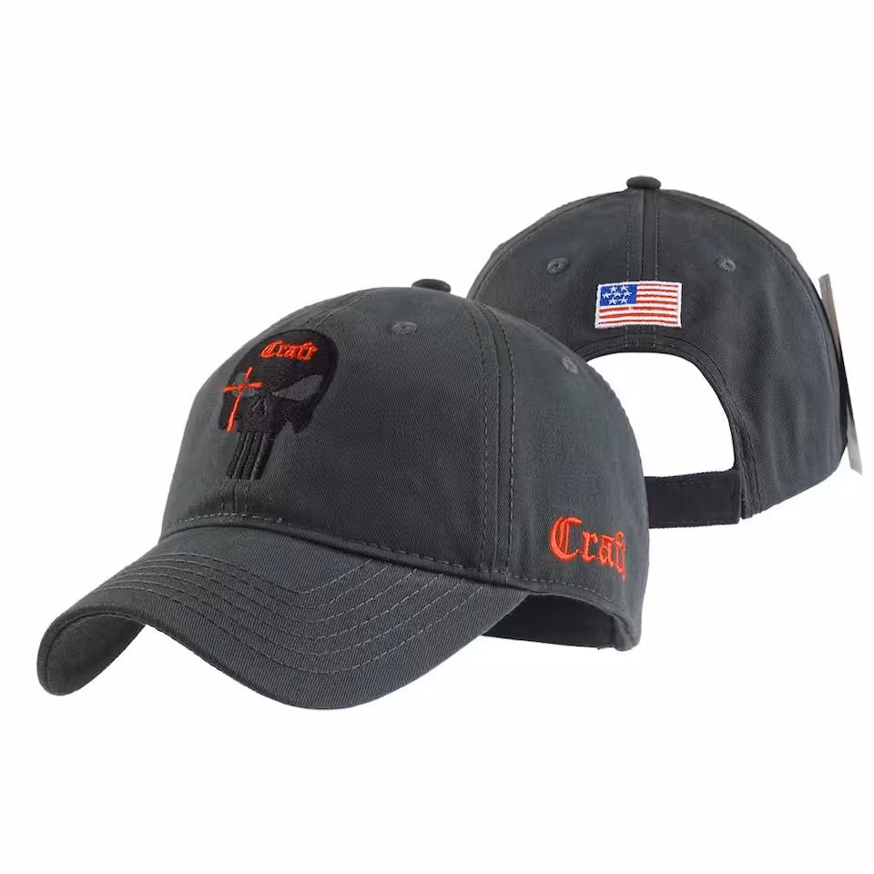 PUNISHER CZAPKA FLAGA USA GREY