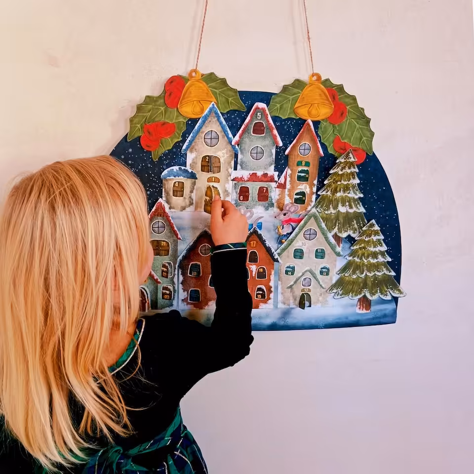 E-book ZIMOWE MIASTECZKO. Pociąg wdzięczności. Kalendarz adwentowy.