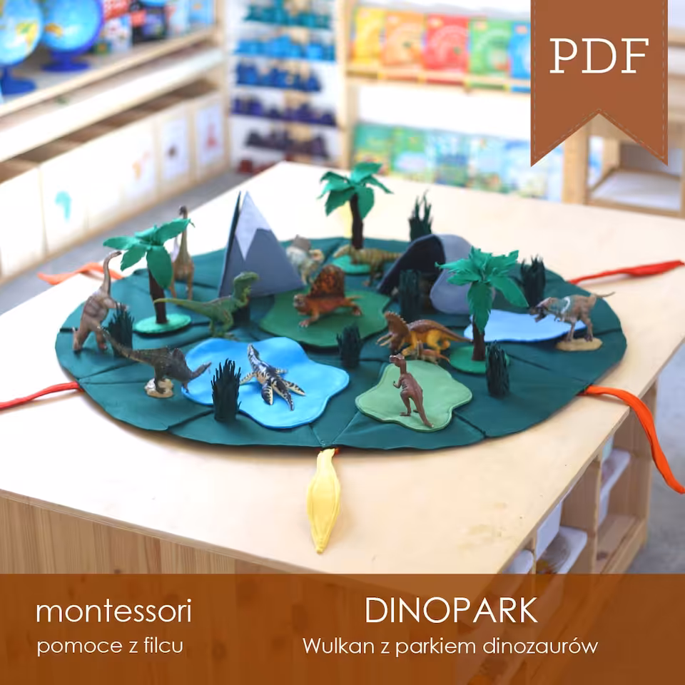 Filc - Dinopark - Wulkan - Makieta