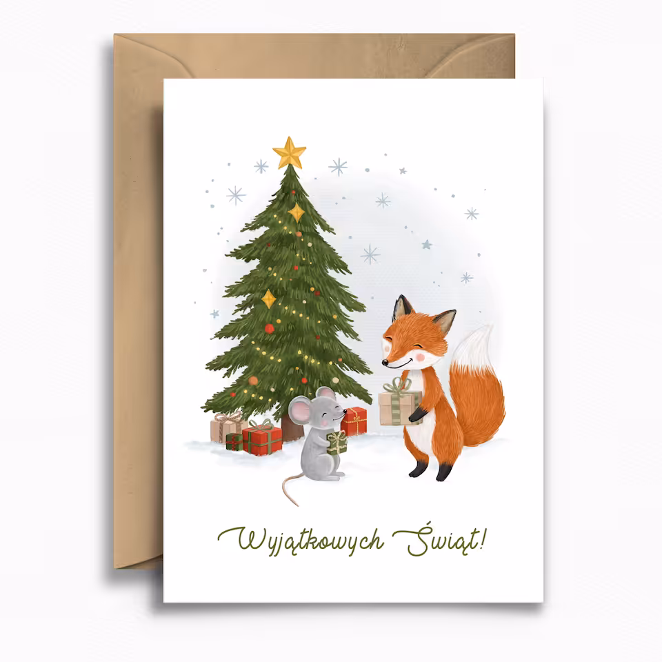 KARTKA • MYSZKA I LIS