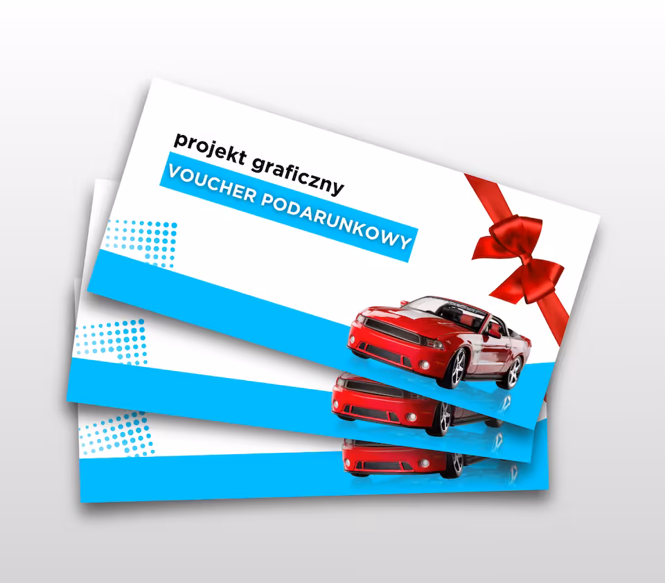 Projekt graficzny - Voucher