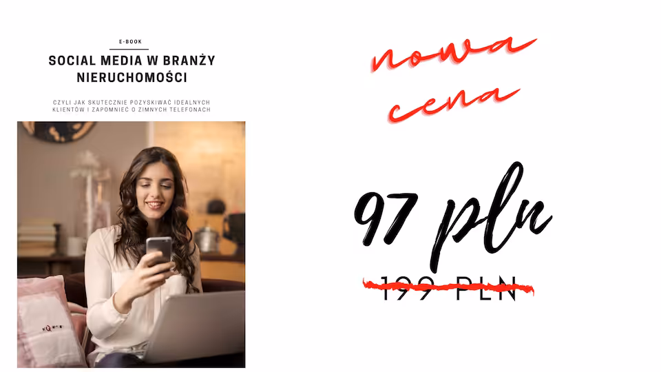 E-book Social media w branży nieruchomości super promo