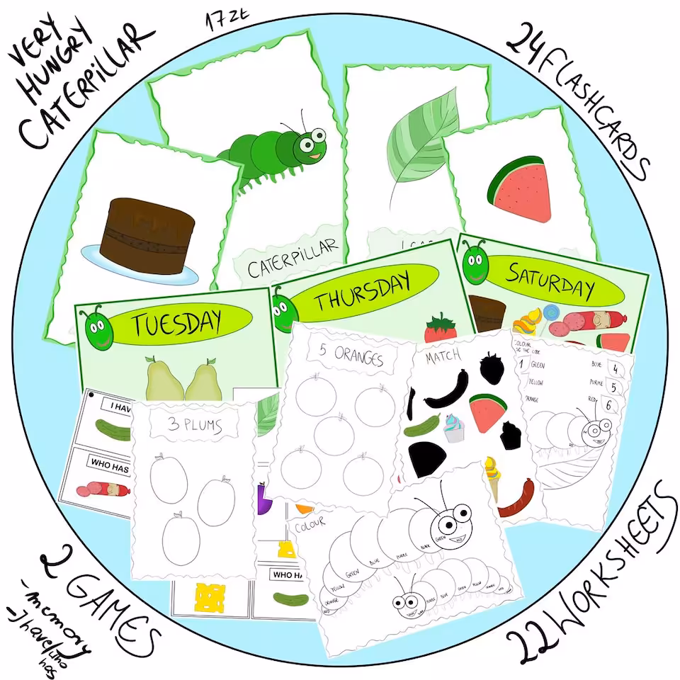 Hungry CATERPILLAR - materiały PDF