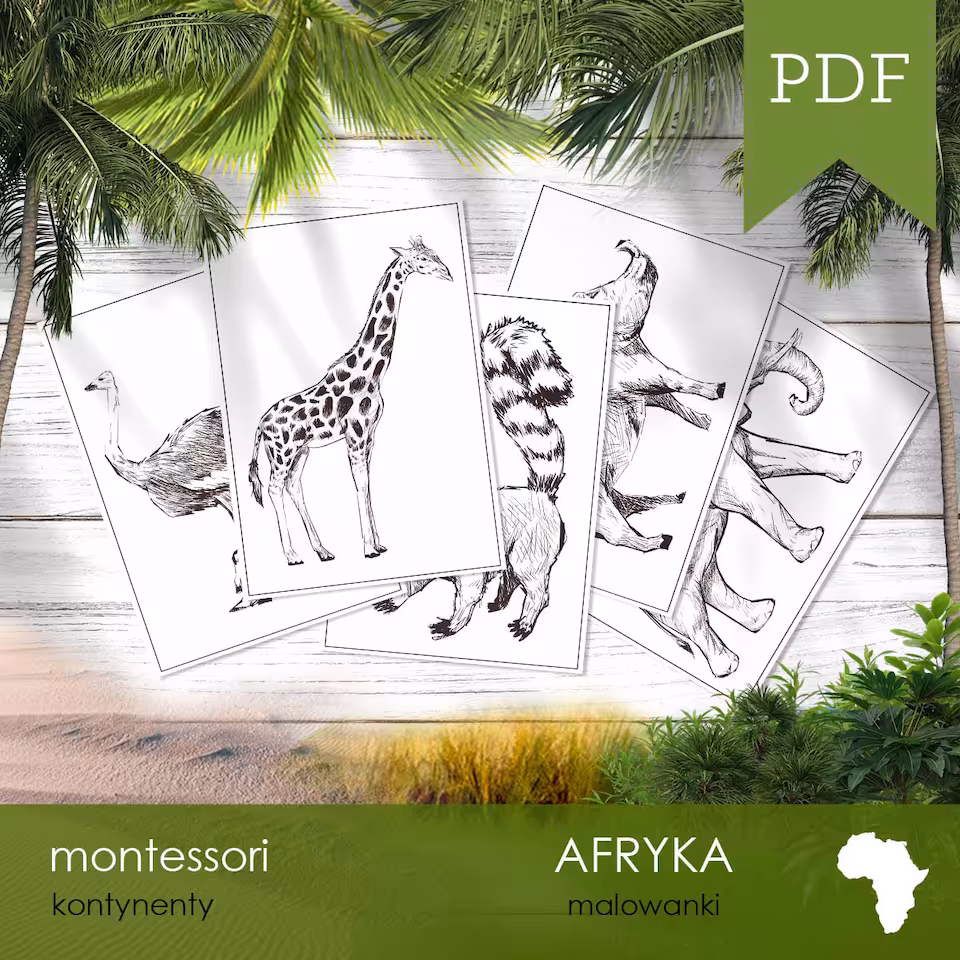 Afryka - Malowanki