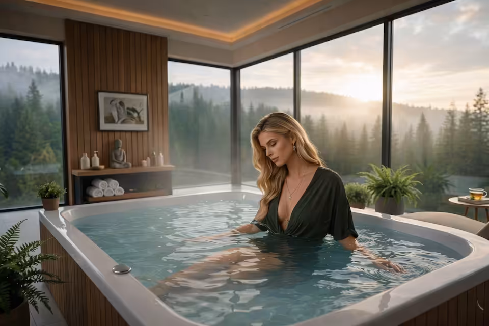 Relaksacja jacuzzi