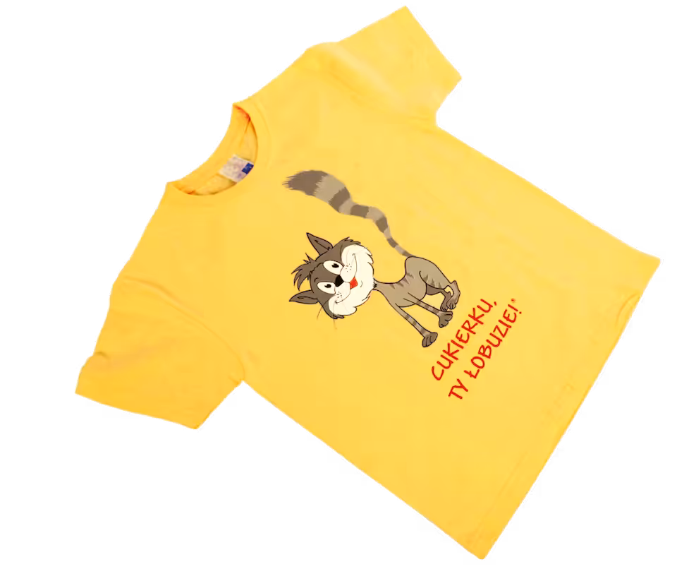 Koszulka Cukierku Ty łobuzie! (12-13 lat) żółta