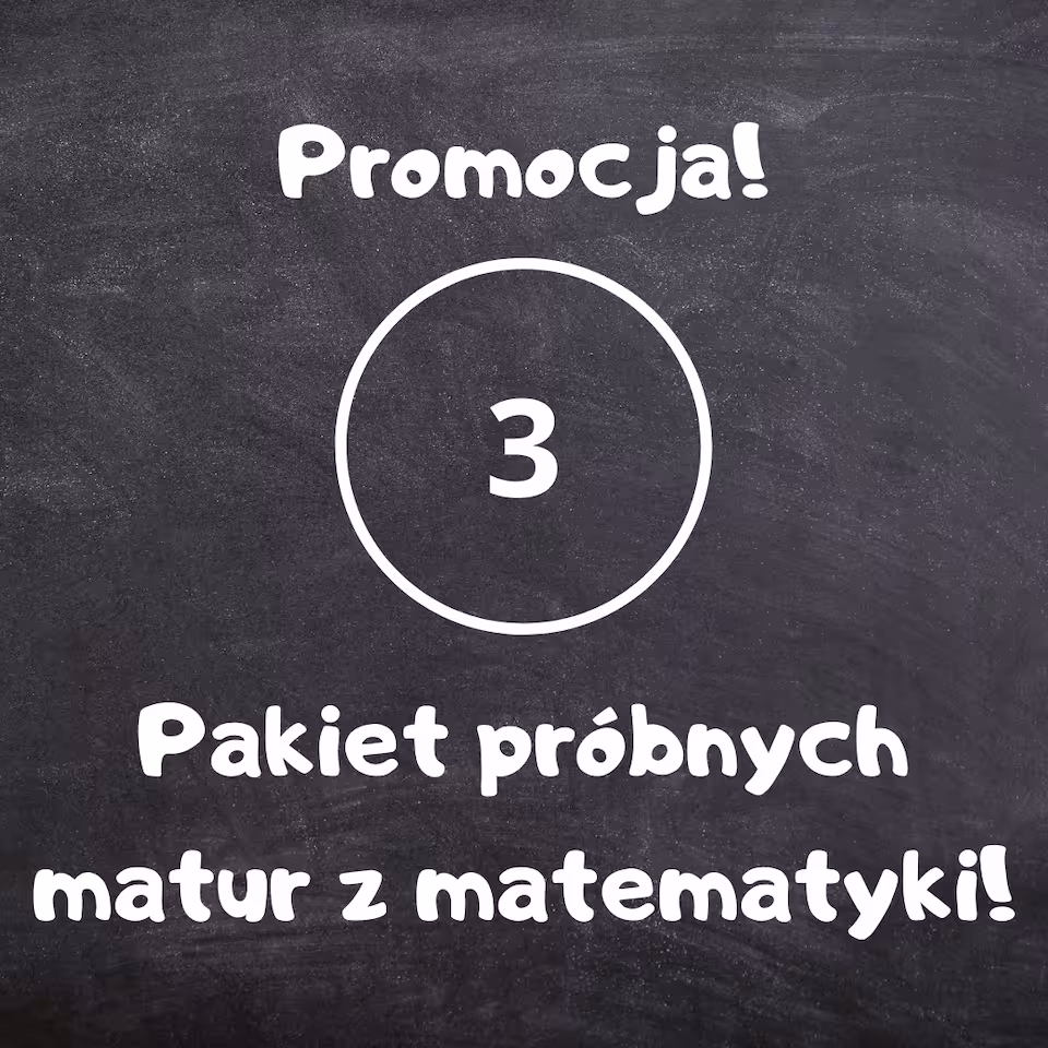 Pakiet 3 matur - promocja