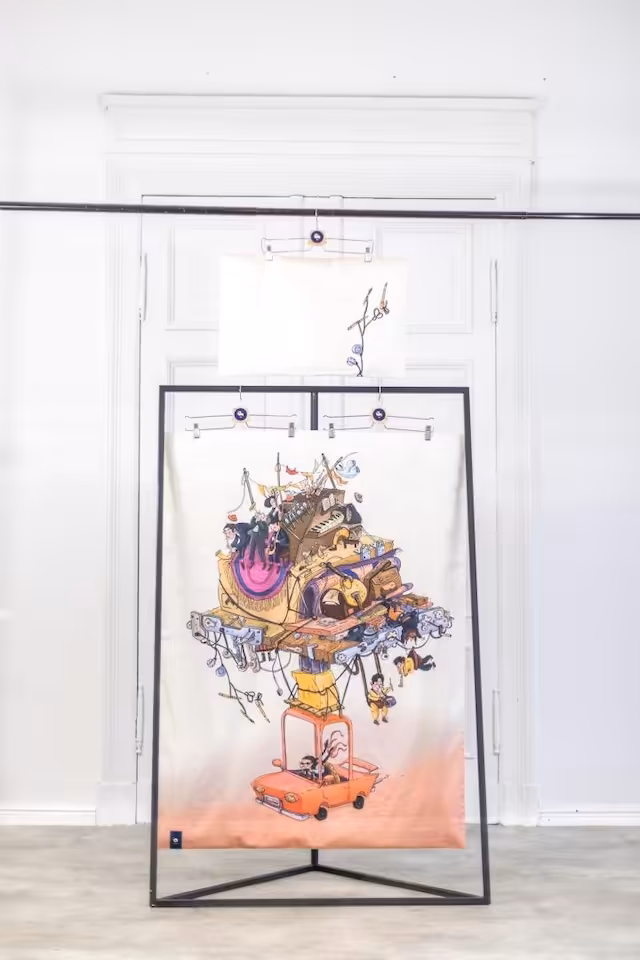 Komplet pościeli Auto kołdra M 140x200, poduszka M 50x60