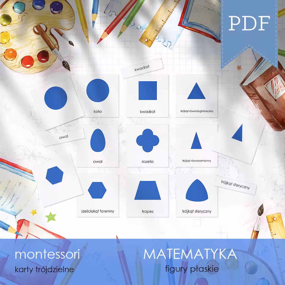 Matematyka - Karty trójdzielne