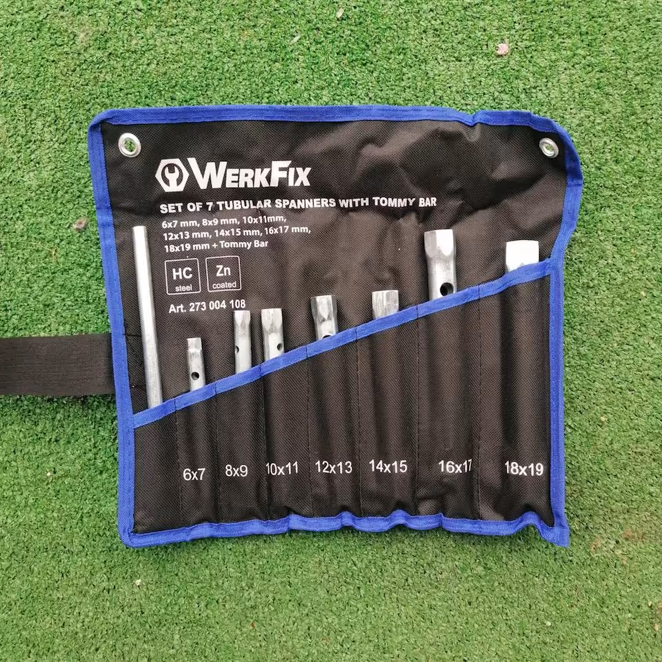 Zestaw 7 kluczy rurkowych S&R