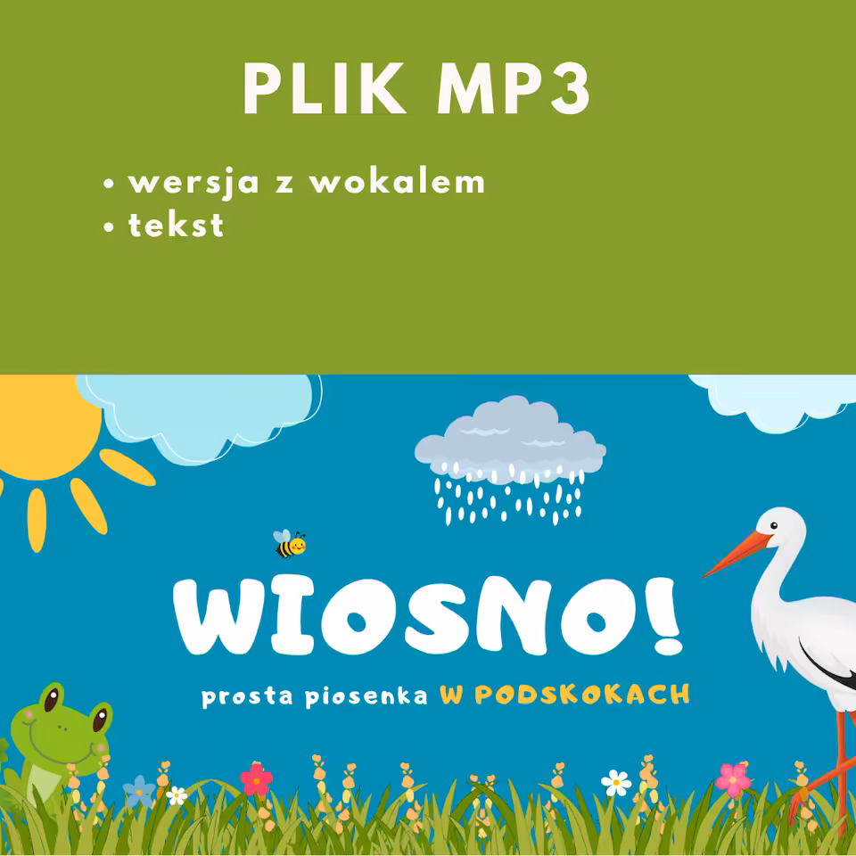 WIOSNO! - prosta piosenka W PODSKOKACH (wersja z wokalem)