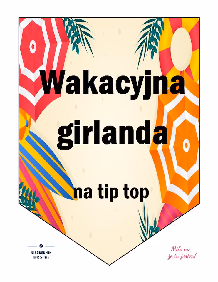 GIRLANDA wakacyjna - WZÓR 6