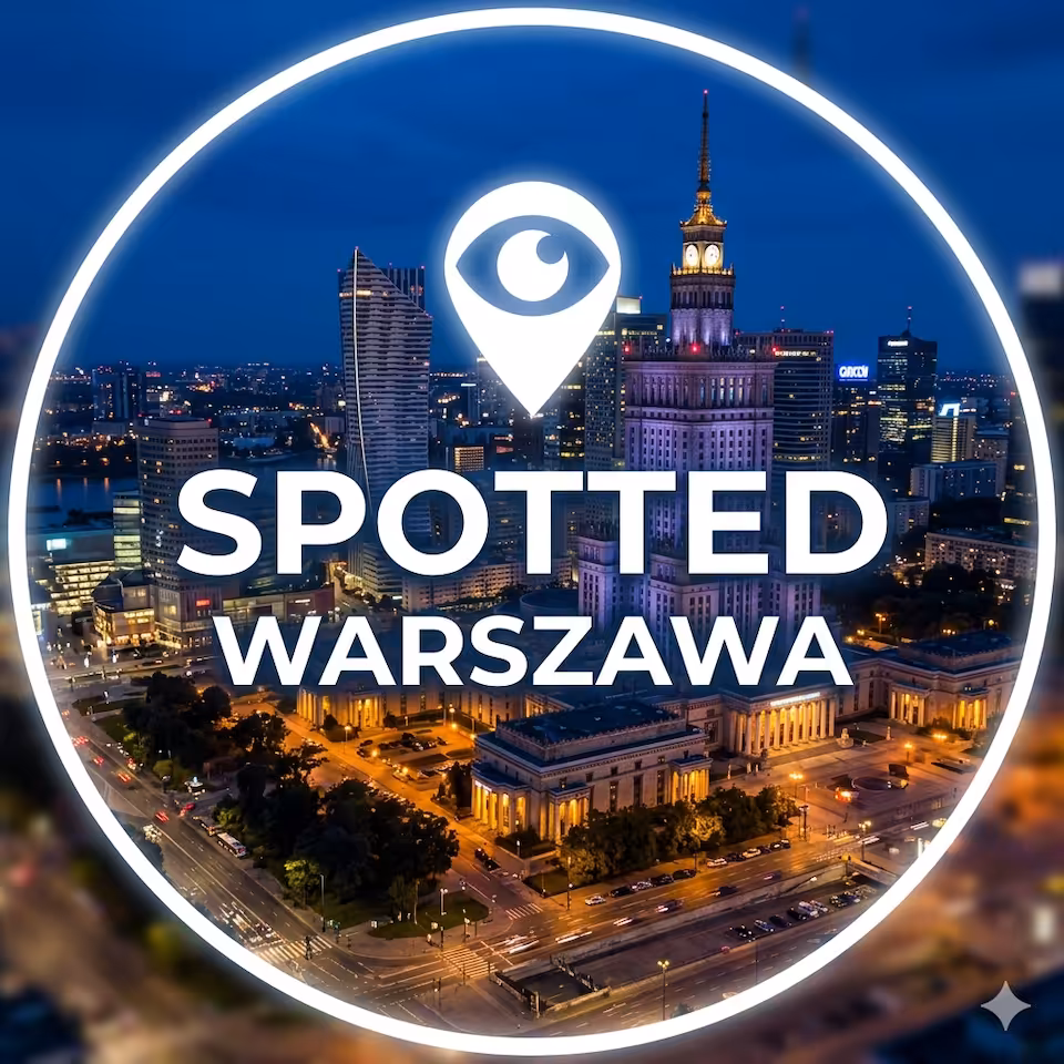 Spotted Warszawa reklama graficzna