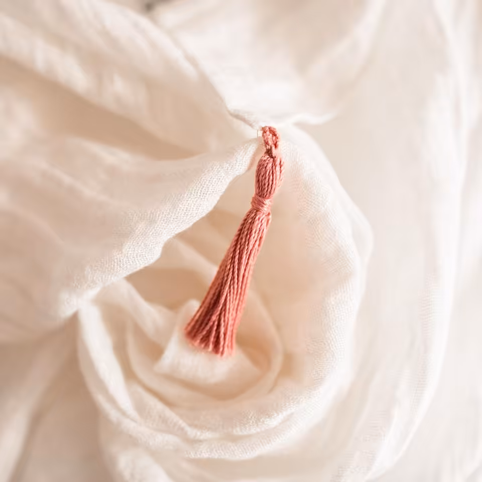 Lniana chusta „Li” – biel ivory duża 160x100